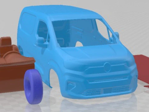 Citroen e Berlingo Van SWB 2024 Printable 3D Print Model