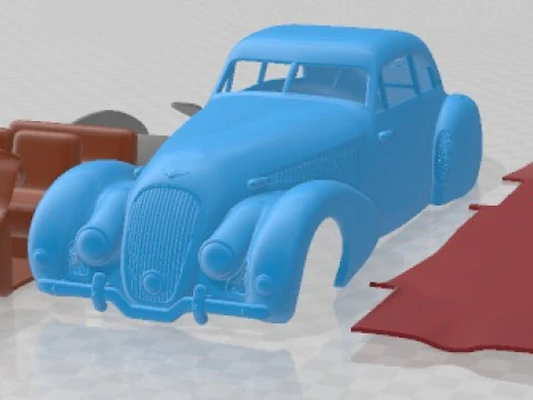 Bentley Embiricos Special 1938 Printable Car 3D Print Model