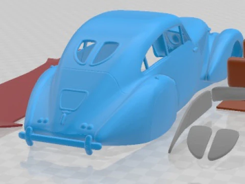 Bentley Embiricos Special 1938 Printable Car 3D Print Model