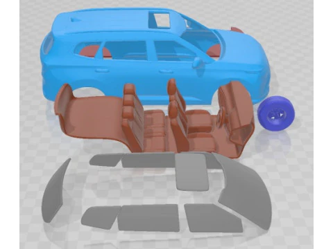 Kia Carens 2024 Printable Car 3D Print Model