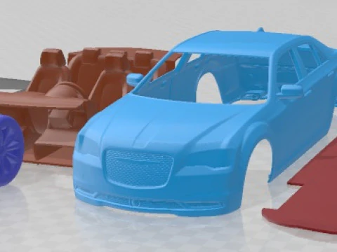 Chrysler 300 2015 Printable Car 3D Print Model