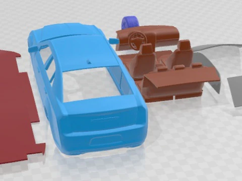 Chrysler 300 2015 Printable Car 3D Print Model