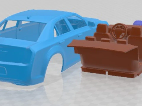 Chrysler 300 2015 Printable Car 3D Print Model