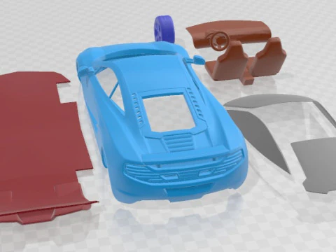 McLaren MP4 12C 2011 Printable Car 3D Print Model