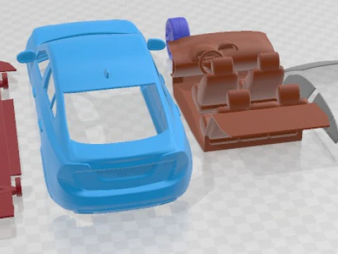 Volvo S60 Cross Country 2016 Printable Car 3D Print Model