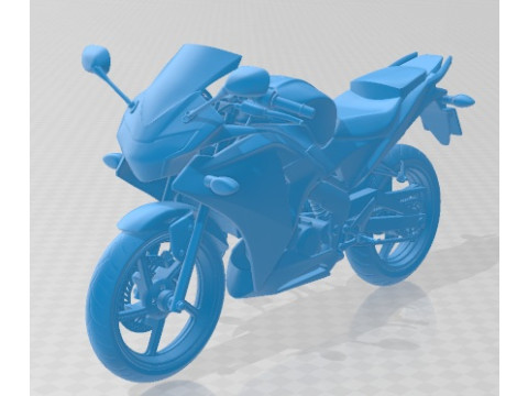 本田 CBR 125R 2011 可打印摩托车 3D 打印模型