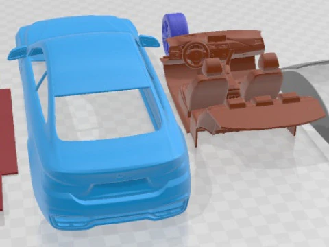 Series 4 Coupe F32 2014 Printable Car 3D Print Model