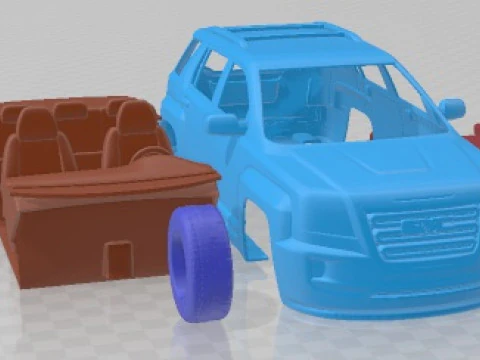 GMC Terrain SLT 2016 Printable Car 3D Print Model