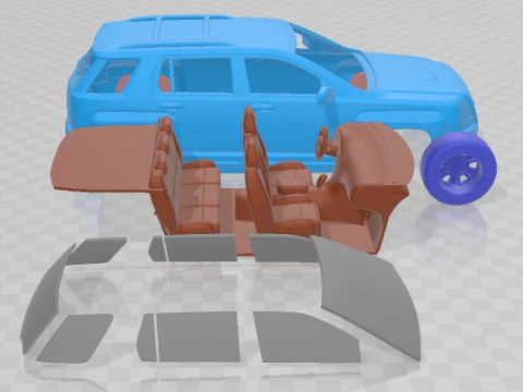 GMC Terrain SLT 2016 Printable Car 3D Print Model