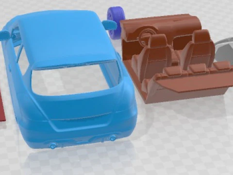 Suzuki Swift Sport 2007 Printable Car 3D Print Model