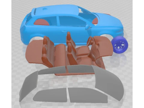 Volvo C30 2011 Printable Car 3D Print Model