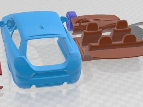 Volvo C30 2011 Printable Car 3D Print Model