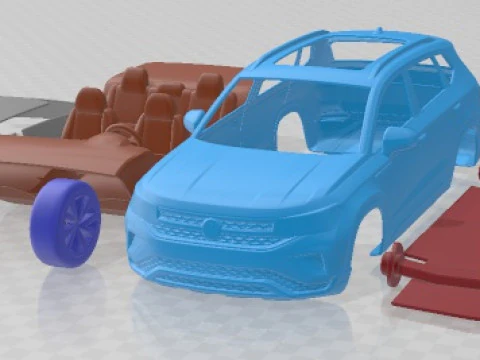 Volkswagen Taos 2022 Printable Car 3D Print Model