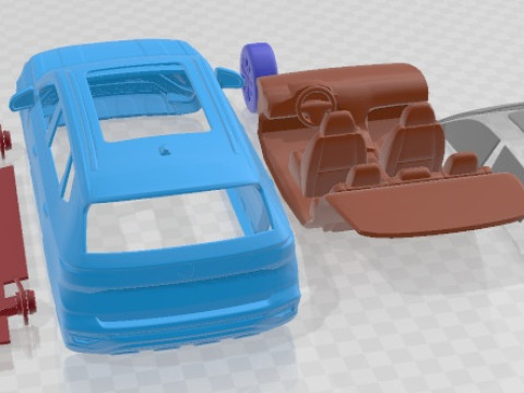 वोक्सवैगन ताओस 2022 प्रिंट करने योग्य कार 3D प्रिंट मॉडल