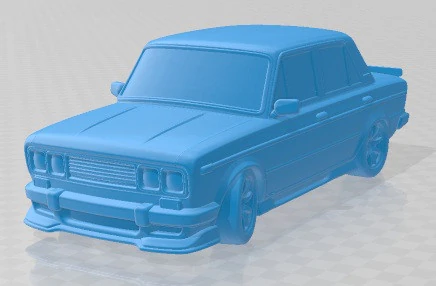 Seat 1430 1969 Cartoon Tuning Printable Car 3D Print Model .c4d .max .obj .3ds .fbx .stl .blend
