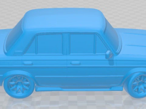 Seat 1430 1969 Cartoon Tuning Printable Car 3D Print Model