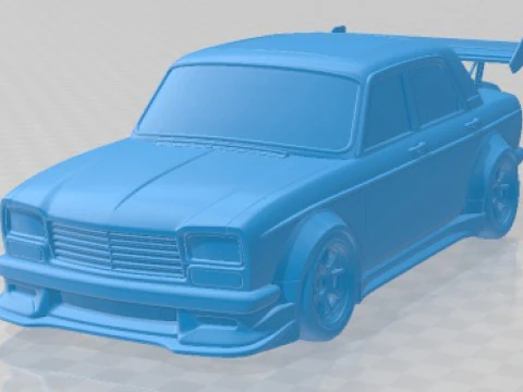 Peugeot 304 1974 Tuning Printable Car 3D Print Model