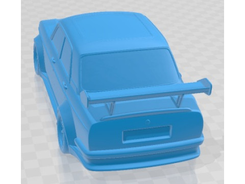 Peugeot 304 1974 Tuning Printable Car 3D Print Model