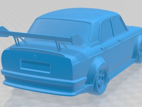 Peugeot 304 1974 Tuning Printable Car 3D Print Model