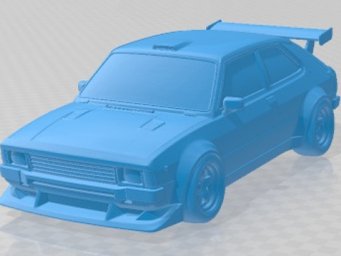 Seat 1200 Sport Bocanegra 1976 Tuning Printable Car 3D Print Model
