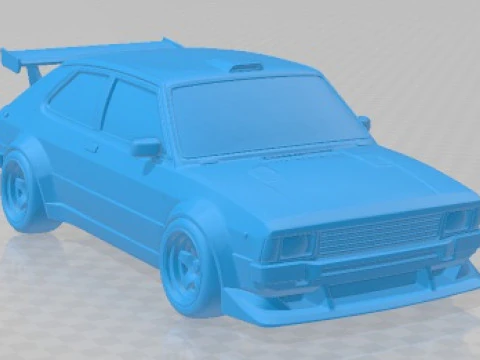 Seat 1200 Sport Bocanegra 1976 Tuning Carro para Imprimir Modelo de Impressão 3D