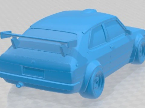 Seat 1200 Sport Bocanegra 1976 Tuning Carro para Imprimir Modelo de Impressão 3D