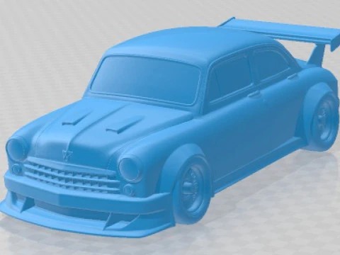 Seat 1400 1963 Tuning Printable Car 3D Print Model