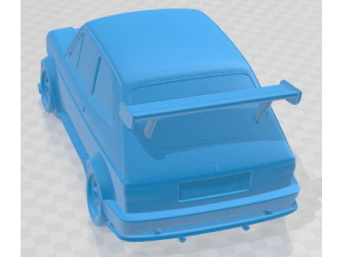 Seat 127 1972 Tuning Printable Car 3D Print Model