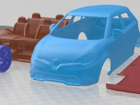 MG 3 2014 Printable Car 3D Print Model