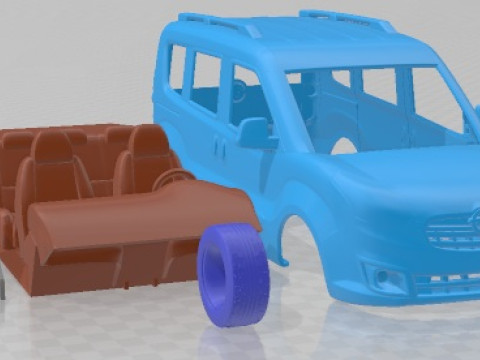 ओपल कॉम्बो 2012 प्रिंट करने योग्य कार 3D प्रिंट मॉडल