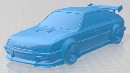 Citroen CX 1974 Tuning Printable Car 3D Print Model .c4d .max .obj .3ds .fbx .stl .blend 