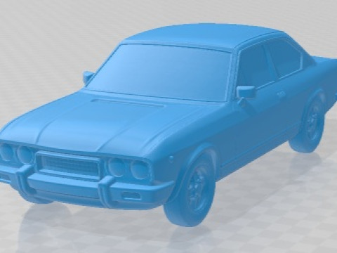 Seat 124 Sport 1800 Printable Car 3D Print Model