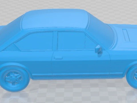 Seat 124 Sport 1800 Printable Car 3D Print Model