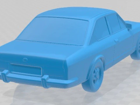 Seat 124 Sport 1800 Printable Car 3D Print Model