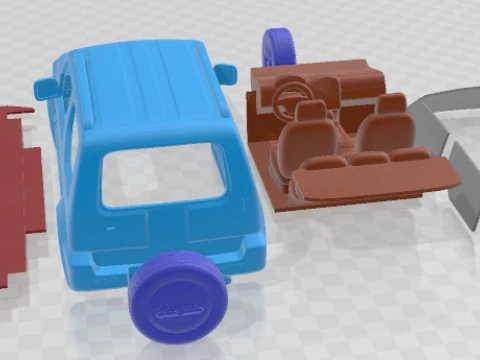 Suzuki Jimny 2005 Printable Car 3D Print Model