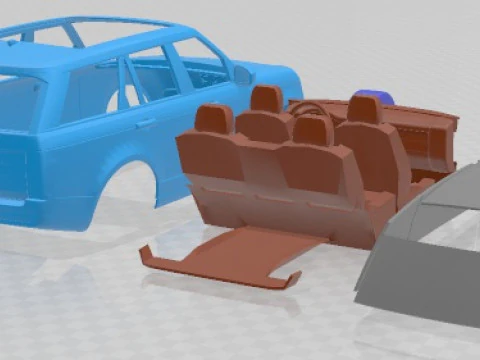 Range Rover 2013 Printable Car 3D Print Model