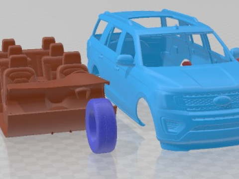 Expedition Platinum 2018 Printable Car 3D Print Model