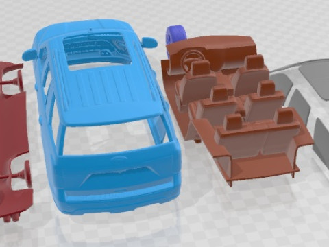 Expedition Platinum 2018 Printable Car 3D Print Model