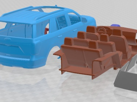 Expedition Platinum 2018 Printable Car 3D Print Model