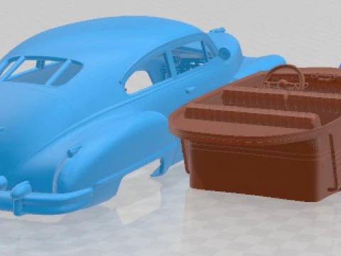 Cadillac 62 Sedanette 1947 Printable Car 3D Print Model
