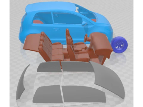 Seat Mii 2013 Printable Car 3D Print Model