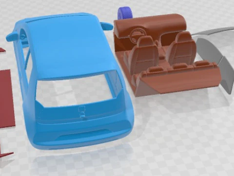 Seat Mii 2013 Printable Car 3D Print Model