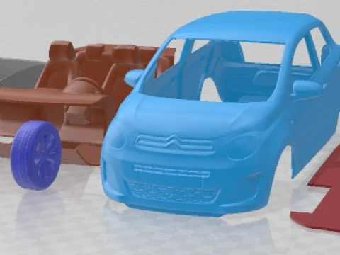 Citroen C1 2015 Printable Car 3D Print Model