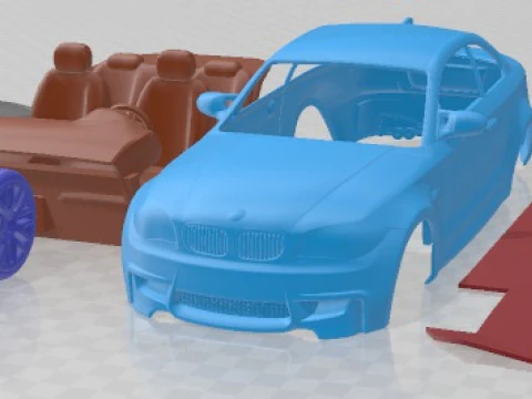 Series 1 M Coupe 2011 Printable Car 3D Print Model