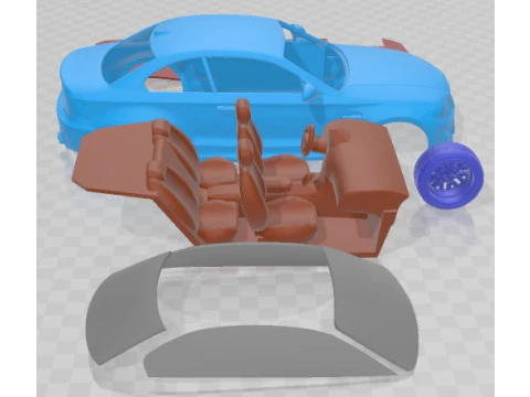 Series 1 M Coupe 2011 Printable Car 3D Print Model