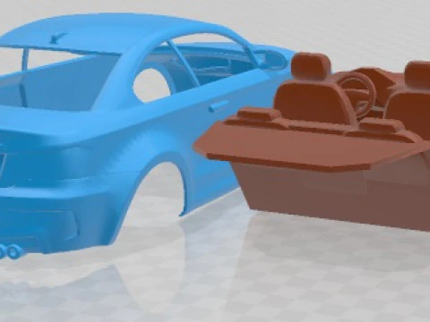 Series 1 M Coupe 2011 Printable Car 3D Print Model