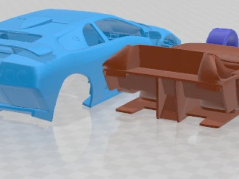 Diablo GT 1999 Printable Car 3D Print Model