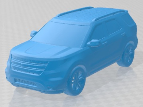 Explorer 2011 Printable Car 3D Print Model