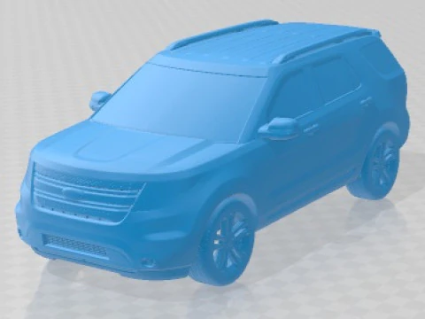 Explorer 2011 Printable Car 3D Print Model