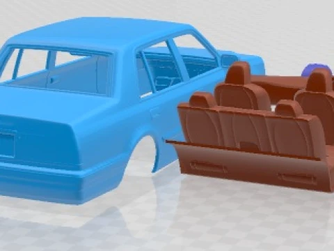 Toyota Crown Comfort S10 1995 Printable Car 3D Print Model